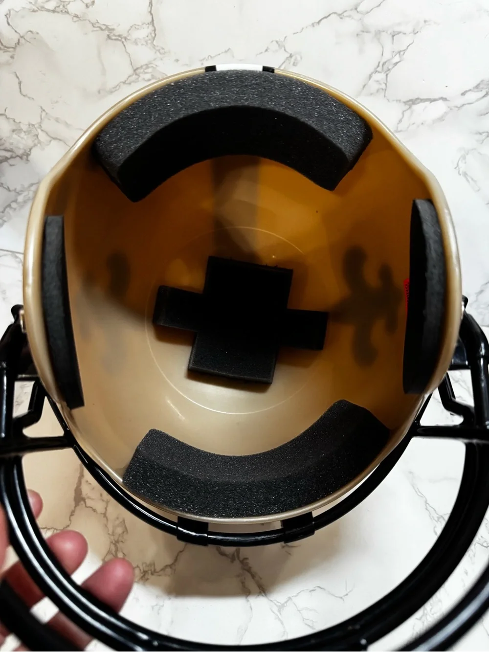 New Orleans Saints Gold & Black Helmet and Apparel Fan Set